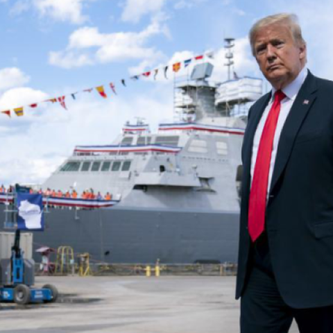 U.S President Trump in Wisconsin, June 2020 (Tia Dufour / White House Press Office)