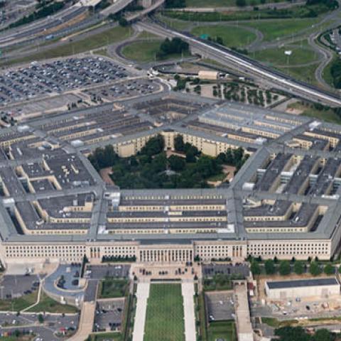  Aerial view of the Pentagon on Tuesday, June 30, 2020