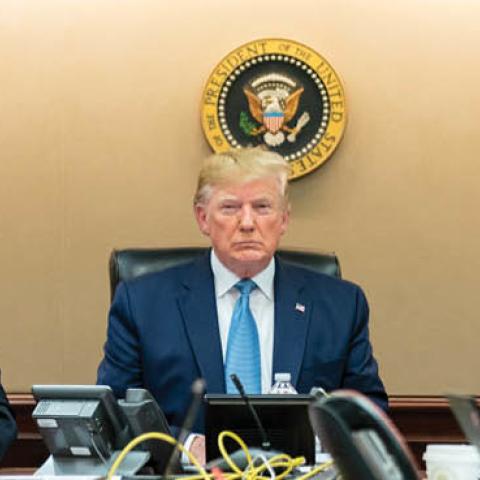 President Trump Watches as U.S. Special Operations Forces Close in on ISIS Leader