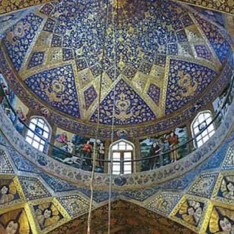 Interior of Vank Cathedral, Isfahan, Iran