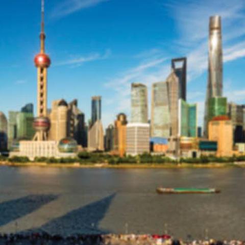 Electronic surveillance equipment in Shanghai.