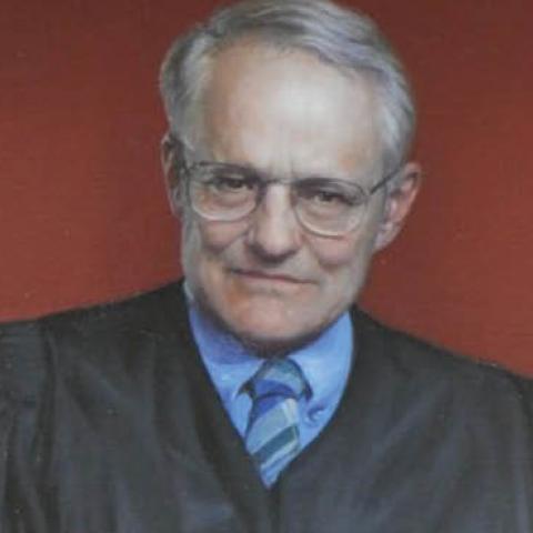 Portrait of Stephen F. Williams by Peter Even Egeli, completed in 2006.