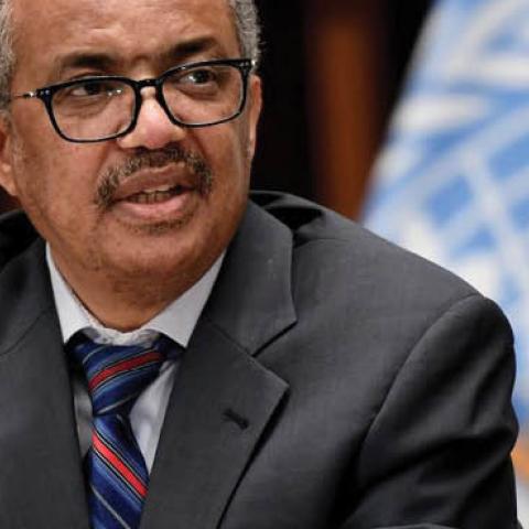 World Health Organization Director-General Tedros Adhanom Ghebreyesus in Geneva, July 3.