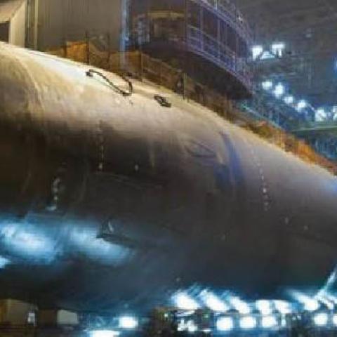 The Virginia-class attack submarine USS North Dakota.