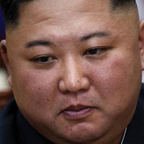 North Korea's leader Kim Jong Un before a meeting with US President Donald Trump June 30, 2019. (BRENDAN SMIALOWSKI/AFP via Getty Images)