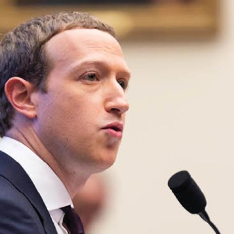 The Facebook CEO, Mark Zuckerberg, testified before the House Financial Services Committee on Wednesday October 23, 2019 Washington, D.C. (Photo by Aurora Samperio/NurPhoto via Getty Images)