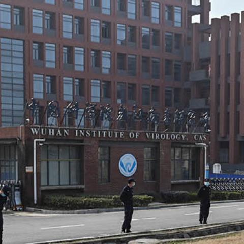 The Wuhan Institute of Virology in Wuhan, in China's central Hubei province on February 3, 2021 (Getty Images)