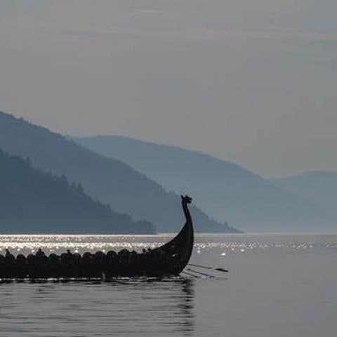 Viking ship in Norway (Unsplash)