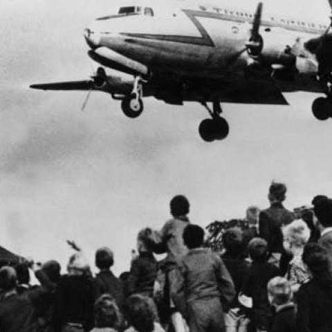 American and British transportation planes supplied food to Berlin's Western sector, which was isolated by the Soviet's blockade (Photo by Keystone-France/Gamma-Keystone via Getty Images)