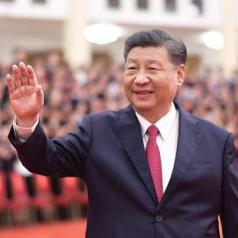 Xi Jinping, general secretary of the Communist Party of China, at the Great Hall of the People in Beijing on June 29, 2021. (Photo by Xie Huanchi/Xinhua via Getty Images)