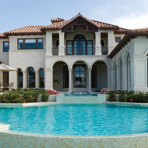 Swimming pool at an estate home. (Getty Images) 