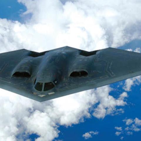 B-2A Spirit bomber. (U.S. Air Force photo/Staff Sgt. Bennie J. Davis III)