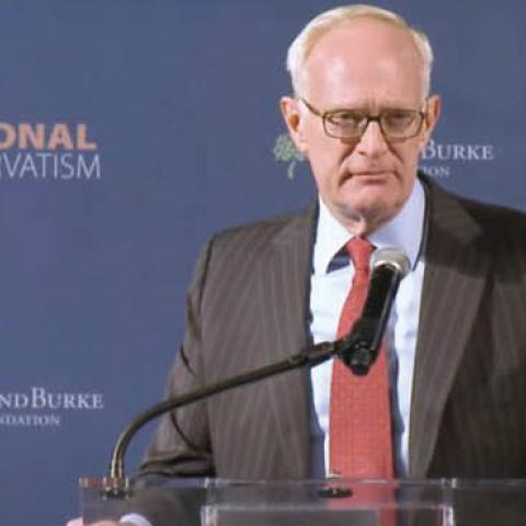 Chris DeMuth speaking at the National Conservatism Conference in Washington D.C. July 14-19, 2019. (National Conservatism Conference)