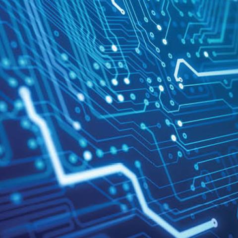 Circuit board with data. (Getty Images)