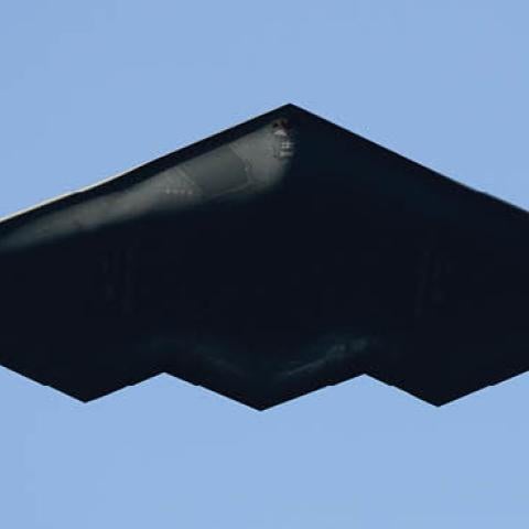 A B-2 Spirit Stealth Bomber. (Photo by Jerod Harris/Getty Images)