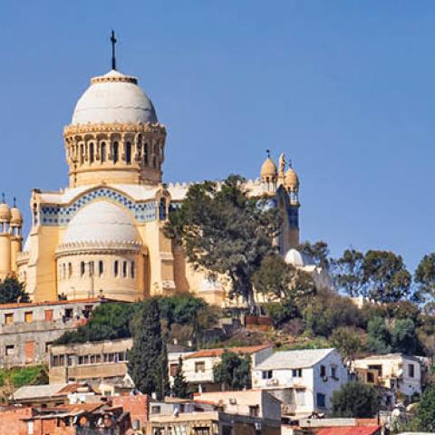 Notre Dame of Africa church in Algeria. (Photo by Dukas/Universal Images Group via Getty Images)