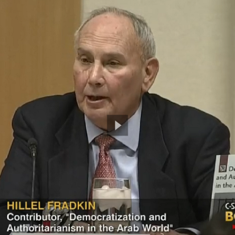 Hudson Institute Senior Fellow Hillel Fradkin