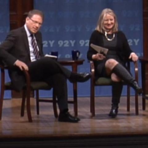 Senior fellows Husain Haqqani and Nina Shea with Jeffrey Goldberg of The Atlantic, January 13, 2015