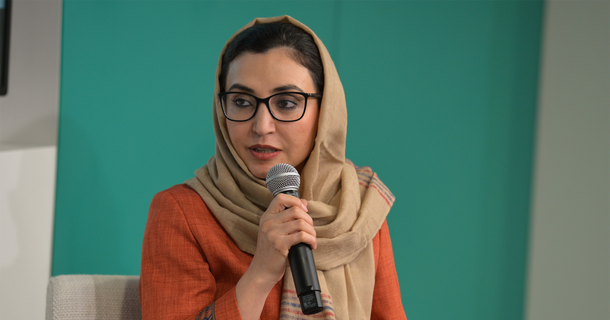 Ada Rasheed Z Former Ambassador of the Islamic Republic of Afghanistan Adela Raz sat ...