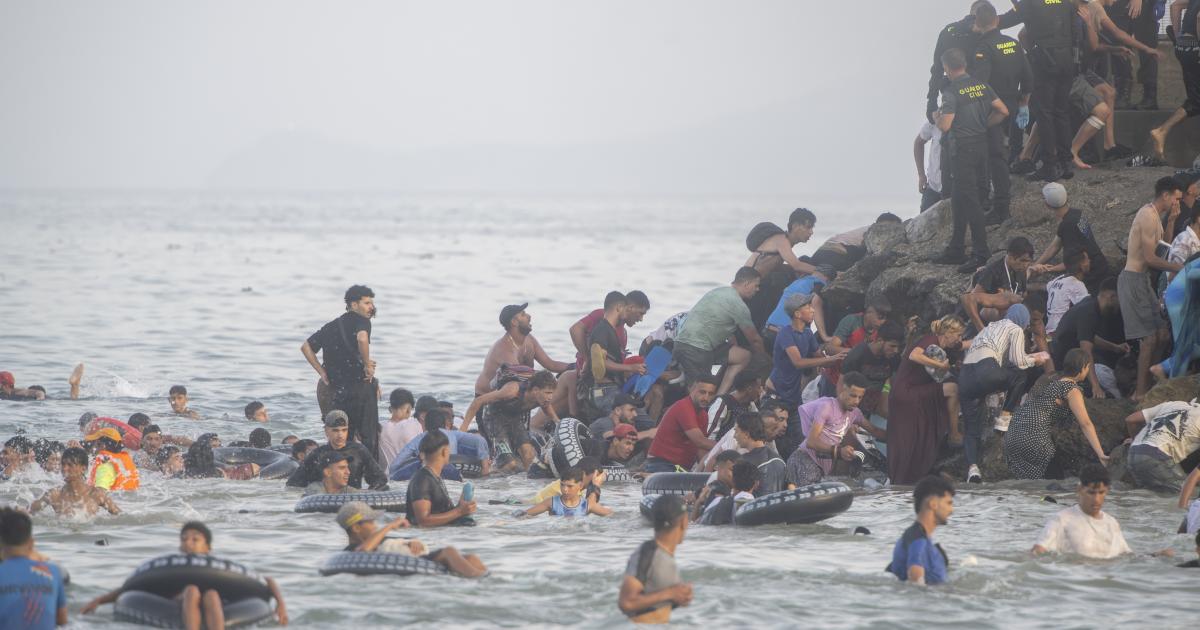 Moroccan Forces Block Migrant Attempt to Cross into Spain's Ceuta