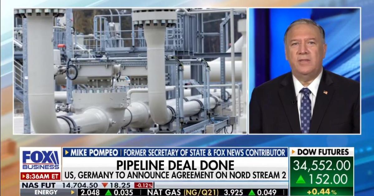 US, German Deal on Nord Stream 2 Pipeline Will ‘Undermine’ National ...